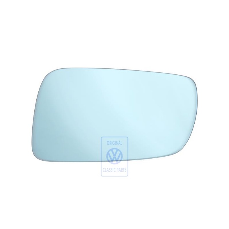 VW Original Spiegelglas (Plan) Beheizbar Mit Trägerplatte - 1J1857521D