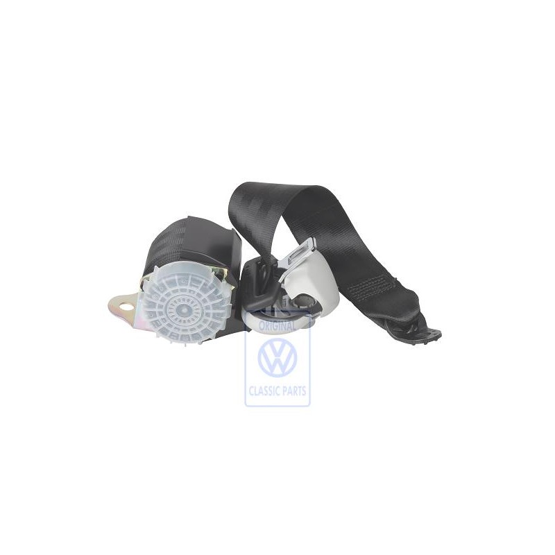 VW Original Dreipunkt-Sicherheitsgurt Mit Automatik Schwarz - 1J9857806D HCP
