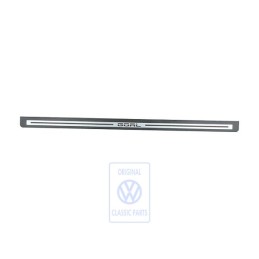 VW Original Trittschutzfolie Mit Schriftzug Schwarz/Silber - 1K3853803B 61E