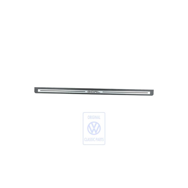 VW Original Trittschutzfolie Mit Schriftzug Schwarz/Silber - 1K3853803B 61E