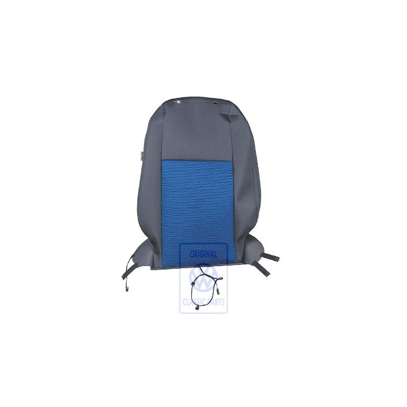 VW Original Lehnenbezug Stoff Mit Heiz- Element Blau/Anthrazit - 1K3881806RRUJE