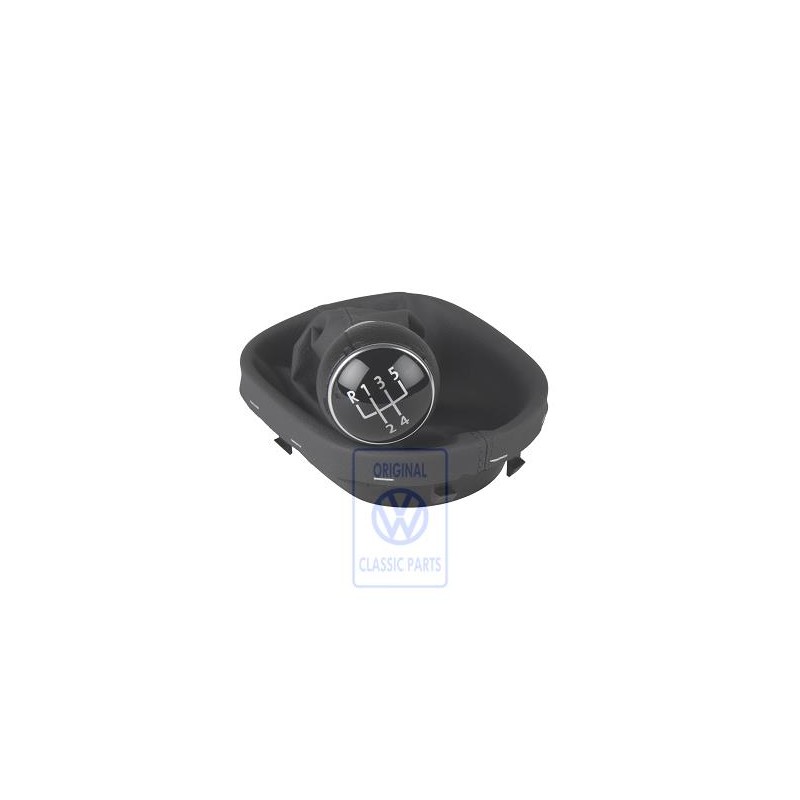 VW Original Schalthebelknopf Mit Schalt Hebelverkleidung - 1T0711113ABUTK