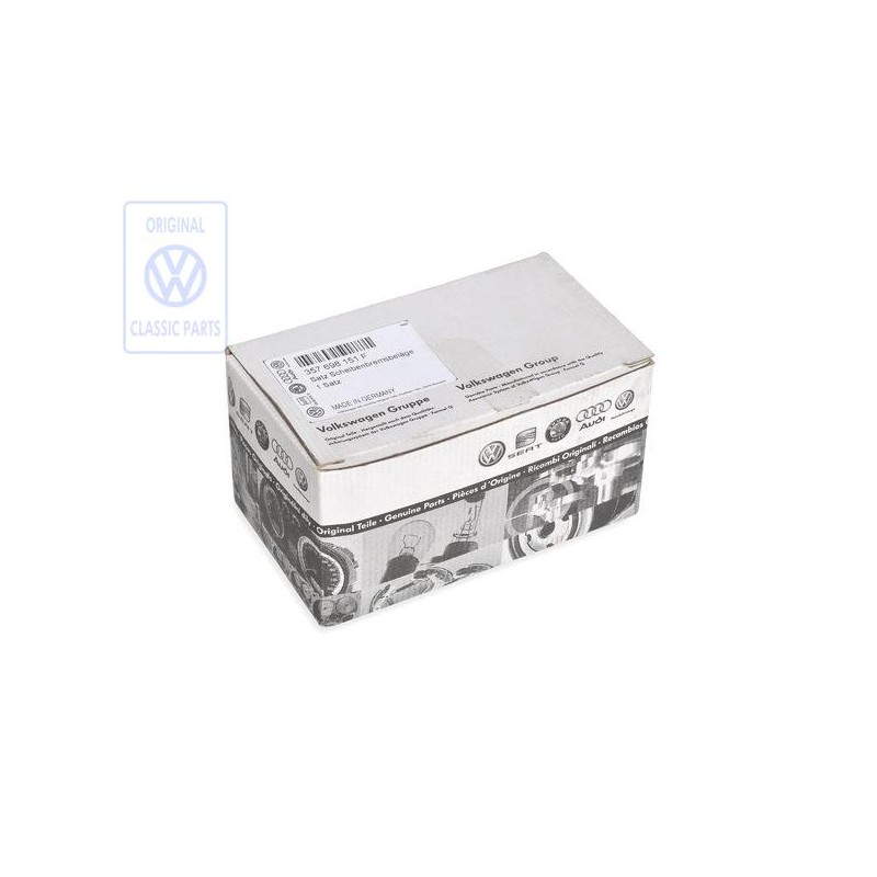 VW Original 1 Satz Bremsbeläge Mit Ver Schleissanzeige - 357698151F