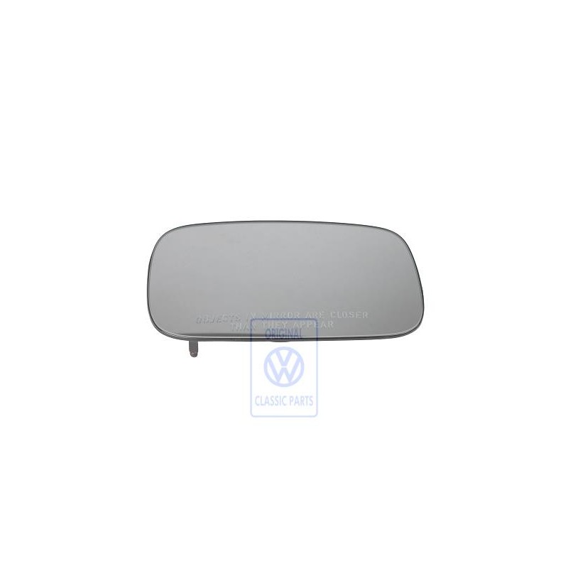 VW Original Spiegelglas (Konvex) Mit Trägerplatte - 357857522C