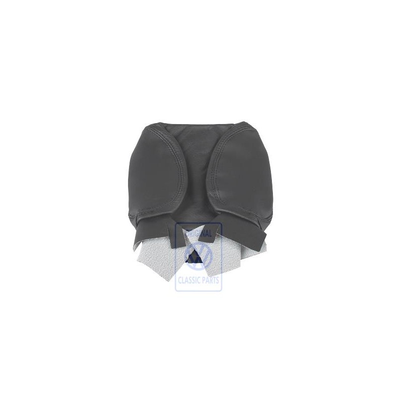 VW Original Kopfstützenbezug Leder/Kunstleder Schwarz - 357881921F AFB