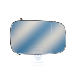 VW Original Spiegelglas (Asphärisch- Weitwinkel) Mit Trägerplatte - 358857522A
