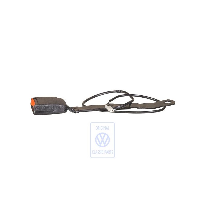 VW Original Gurtschloss Mit Warn- Kontakt Satinschwarz - 3A0857756B 01C