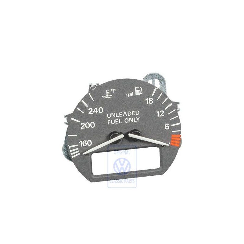 VW Original Kraftstoffvorrats- Und Kühlmitteltemperaturanzeige - 3A0919045B