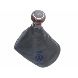 VW Original Schalthebelknopf Holz Mit Schalthebelverkleidung - 3B0711113BLQUF