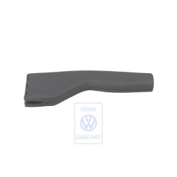 VW Original Handbremshebelgriff Mit Verkleidung Leder Anthrazit - 3B0711461G 7B4