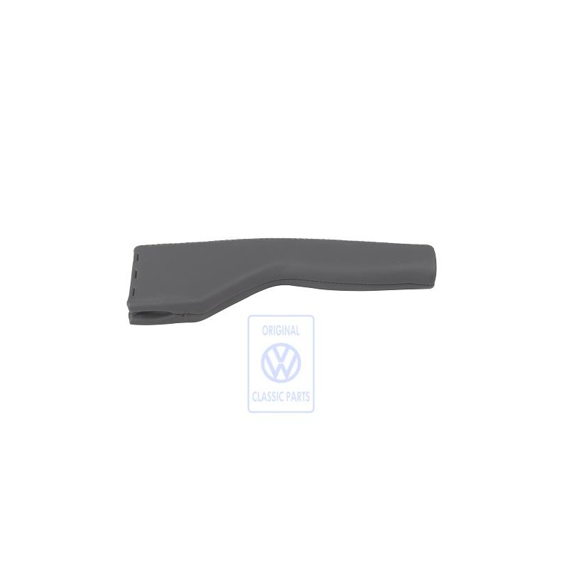 VW Original Handbremshebelgriff Mit Verkleidung Leder Anthrazit - 3B0711461G 7B4