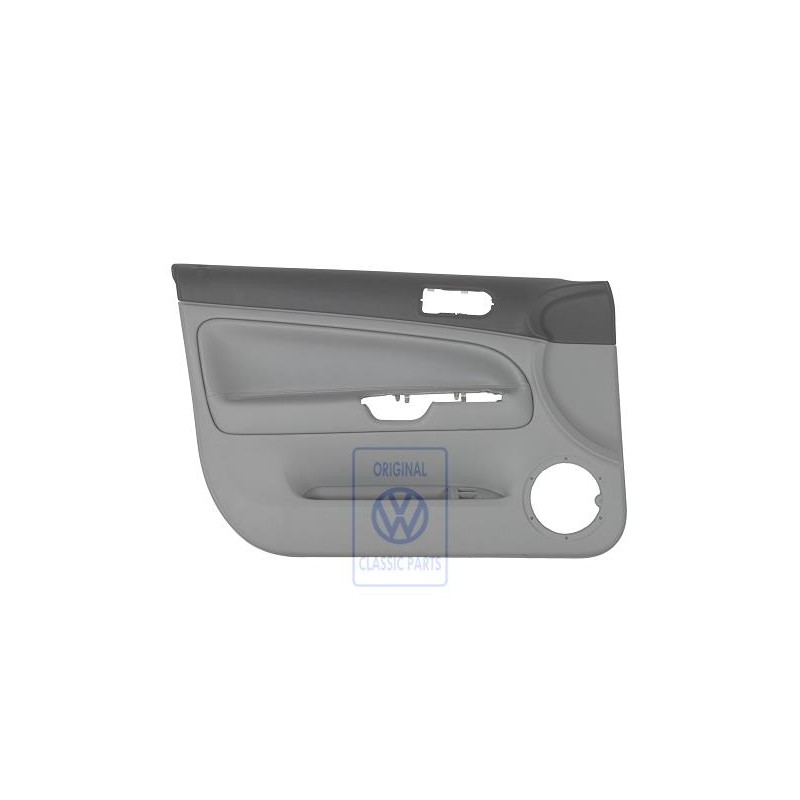 VW Original Türverkleidung (Leder/Kunstleder) Platingrau-Dunkel - 3B1867011DFLGR
