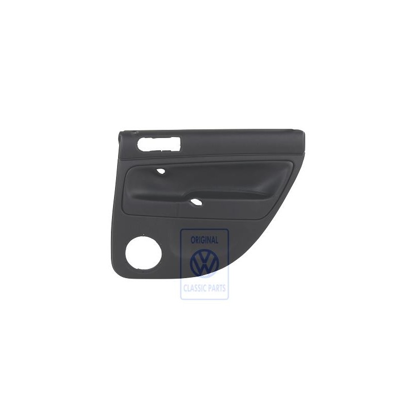 VW Original Türverkleidung (Leder/Kunstleder) Schwarz/Schwarz - 3B5867212BMLLL