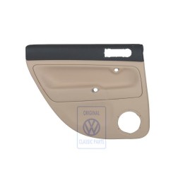 VW Original Türverkleidung Leder/Kunstleder Platin/Sonnenbeige - 3B9867211BMLGV