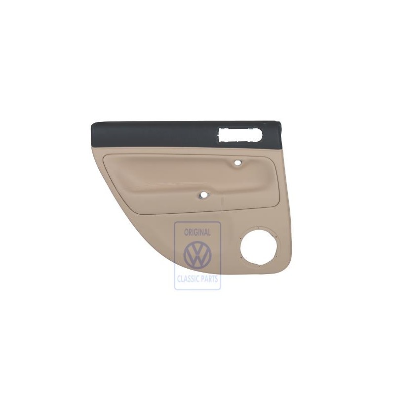 VW Original Türverkleidung Leder/Kunstleder Platin/Sonnenbeige - 3B9867211BMLGV