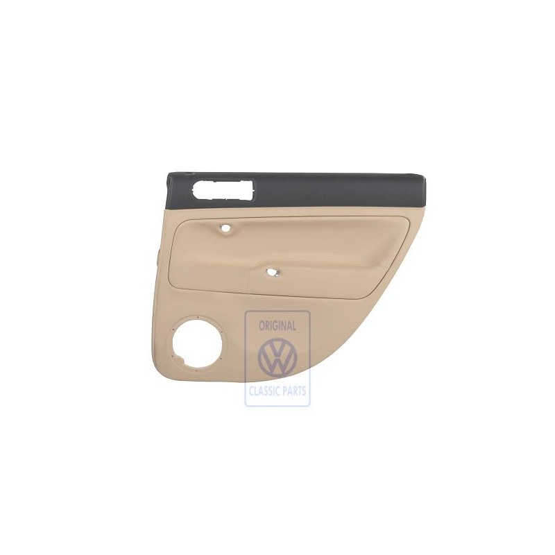 VW Original Türverkleidung Leder/Kunstleder Platin/Sonnenbeige - 3B9867212BMLGV