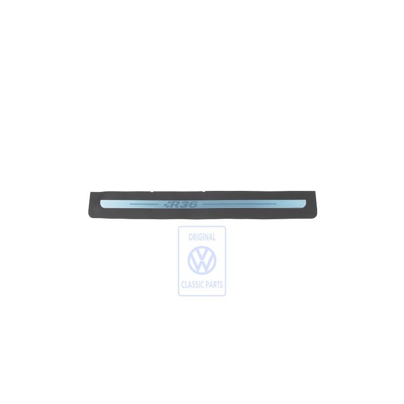 VW Original Trittschutzfolie Mit Schriftzug Schwarz/Chrom - 3C0853804D N88