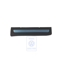 VW Original Trittschutzfolie Mit Schriftzug Schwarz/Chrom - 3C0853806B N88