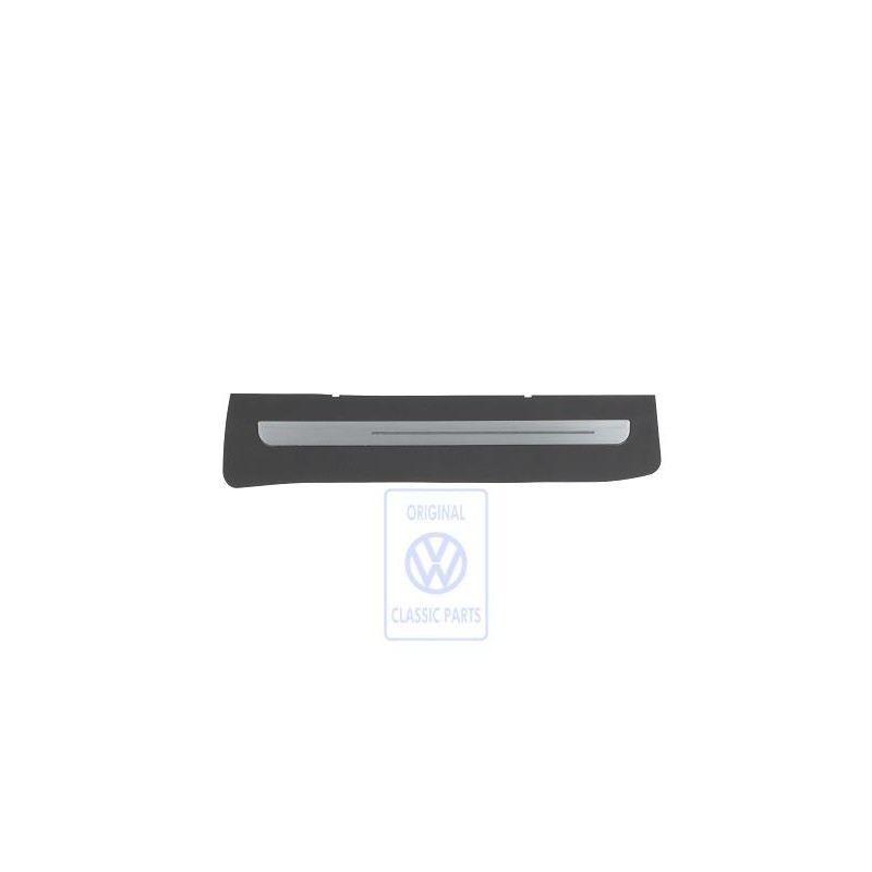 VW Original Trittschutzfolie Mit Schriftzug Schwarz/Chrom - 3C0853806D N88