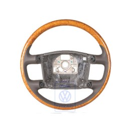 VW Original Lenkrad Holz/Leder Naturbraun/Kastanienbraun - 3D0419091ABNKW
