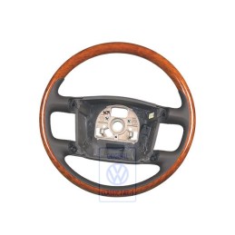 VW Original Lenkrad Holz/Leder Naturbraun/Eukalyptus - 3D0419091ABQSE