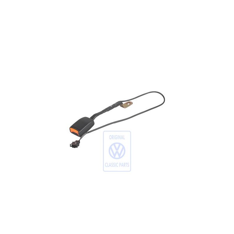 VW Original Gurtschloss Mit Warn- Kontakt Satinschwarz - 535857755D 01C