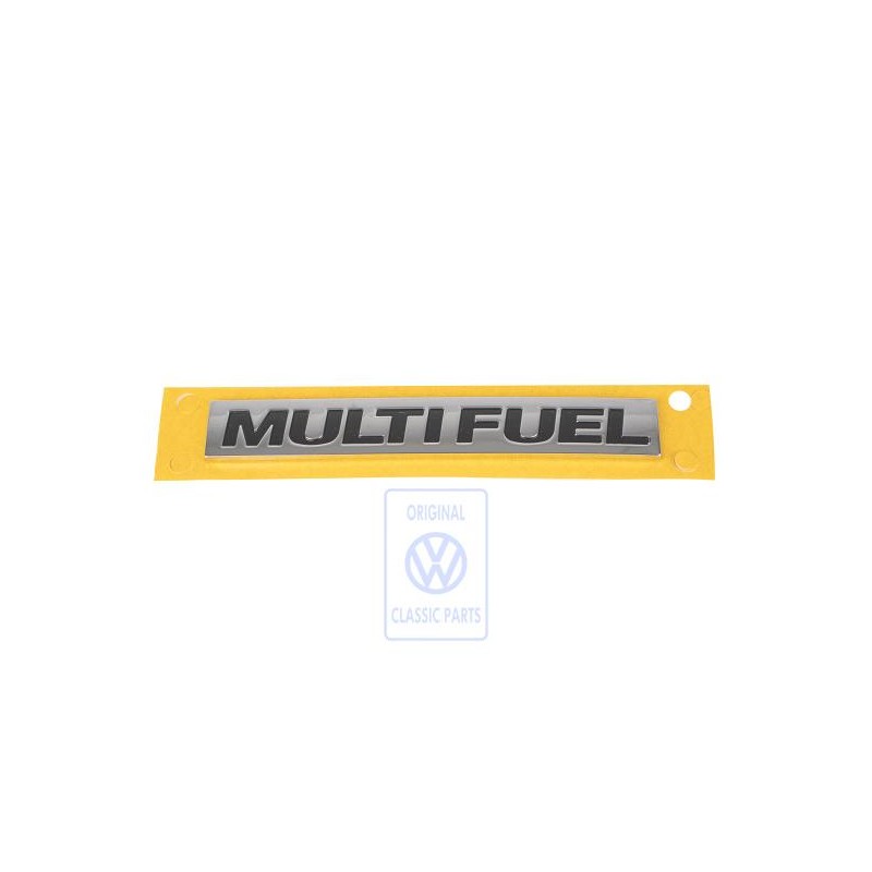 VW Original Schriftzug Chromglanz/Schwarz Seidenmatt - 5G0853675N AFG