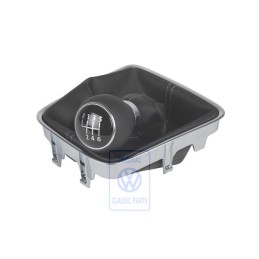 VW Original Schalthebelknopf Leder Mit Schalthebelverkleidung - 5N0711113A IPL
