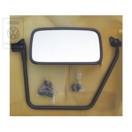 VW Original Aussenspiegel Konvex Komplett Mit Halter Graphit - 690857513 1BG