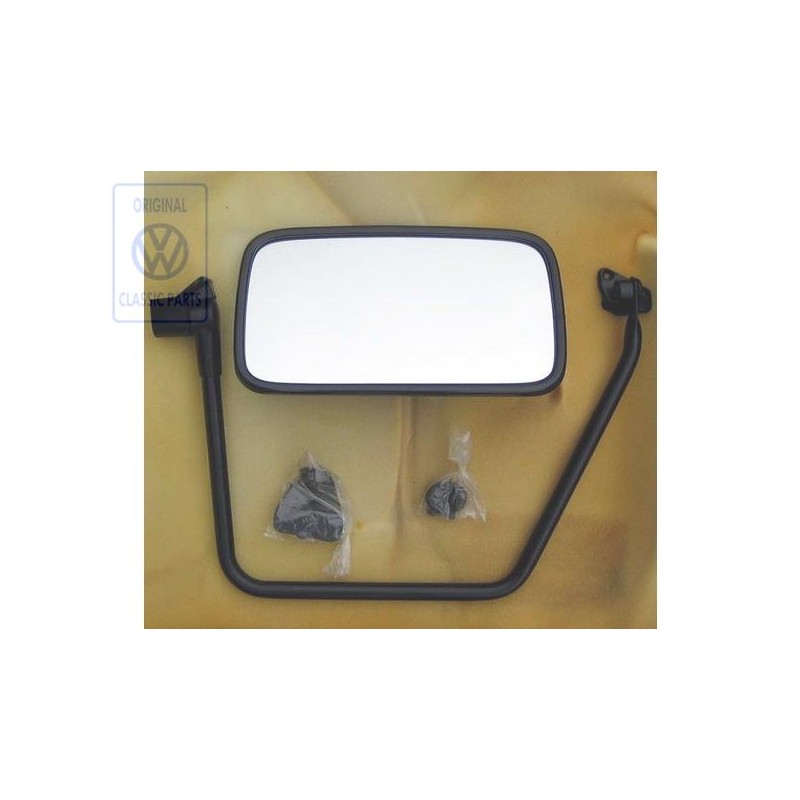 VW Original Aussenspiegel Konvex Komplett Mit Halter Graphit - 690857513 1BG