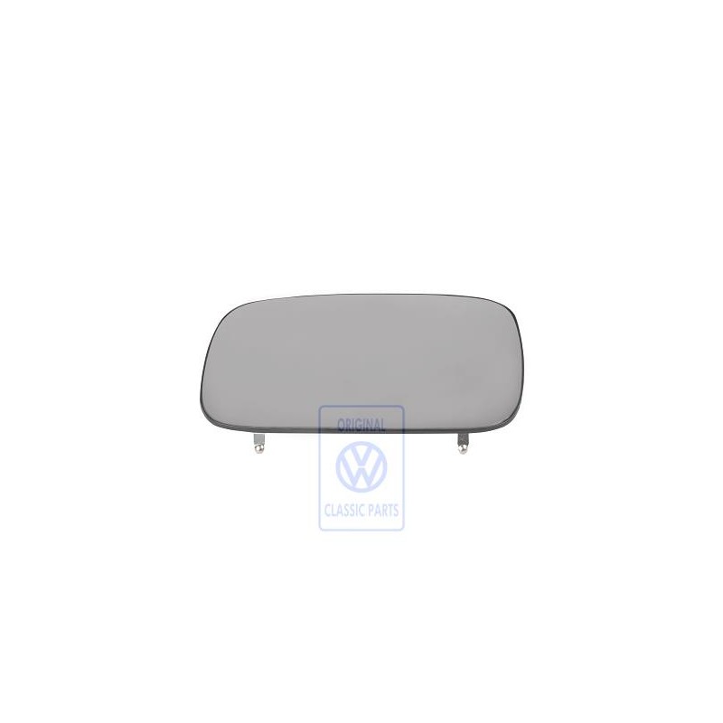 VW Original Spiegelglas (Konvex) Mit Trägerplatte - 6K9857521F