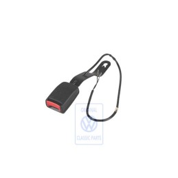 VW Original Gurtschloss Mit Warn- Kontakt Satinschwarz - 6N0857755A 01C