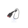 VW Original Gurtschloss Mit Warn- Kontakt Satinschwarz - 6N0857755A 01C