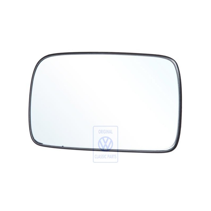 VW Original Spiegelglas (Konvex) Mit Trägerplatte - 6N2857521A