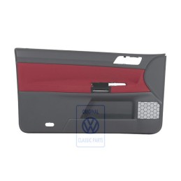 VW Original Türverkleidung Stoff/Kunstleder Muranorot/Anthrazit - 6Q3867011CEMWP