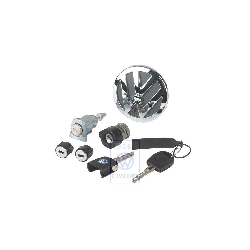 VW Original 7 Satz Schliesszylinder Für Türgriff Klappe Hinten - 6Q5800375S