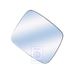 VW Original Spiegelglas (Konvex) Mit Trägerplatte - 701857522H