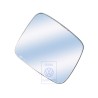 VW Original Spiegelglas (Konvex) Mit Trägerplatte - 701857522H