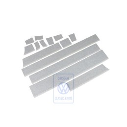 VW Original 1 Satz Zierstreifen Für Gürtellinie Silbergrau - 703898524 N7P