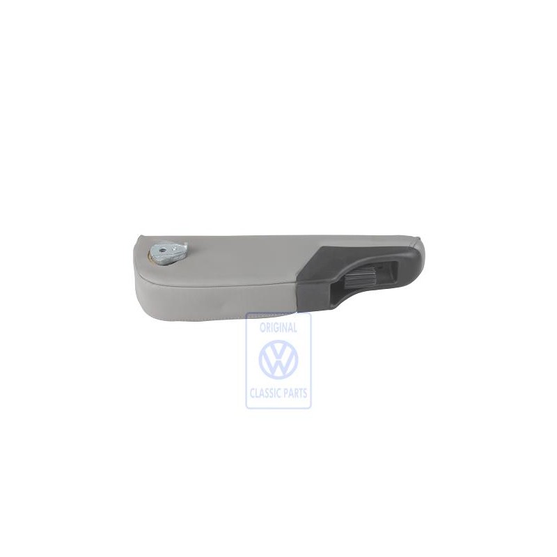 VW Original Armlehne Leder/Kunstleder Flanellgrau Genarbt - 7D0881081ACLBN