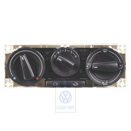 VW Original Frischluft- Und Heizungs- Regulierung Satinschwarz - 7D1819045M 01C