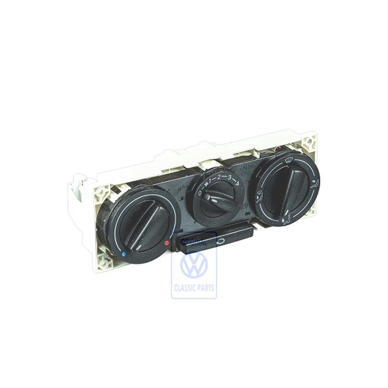 VW Original Frischluft- Und Heizungs- Regulierung Satinschwarz - 7D1819045N 01C