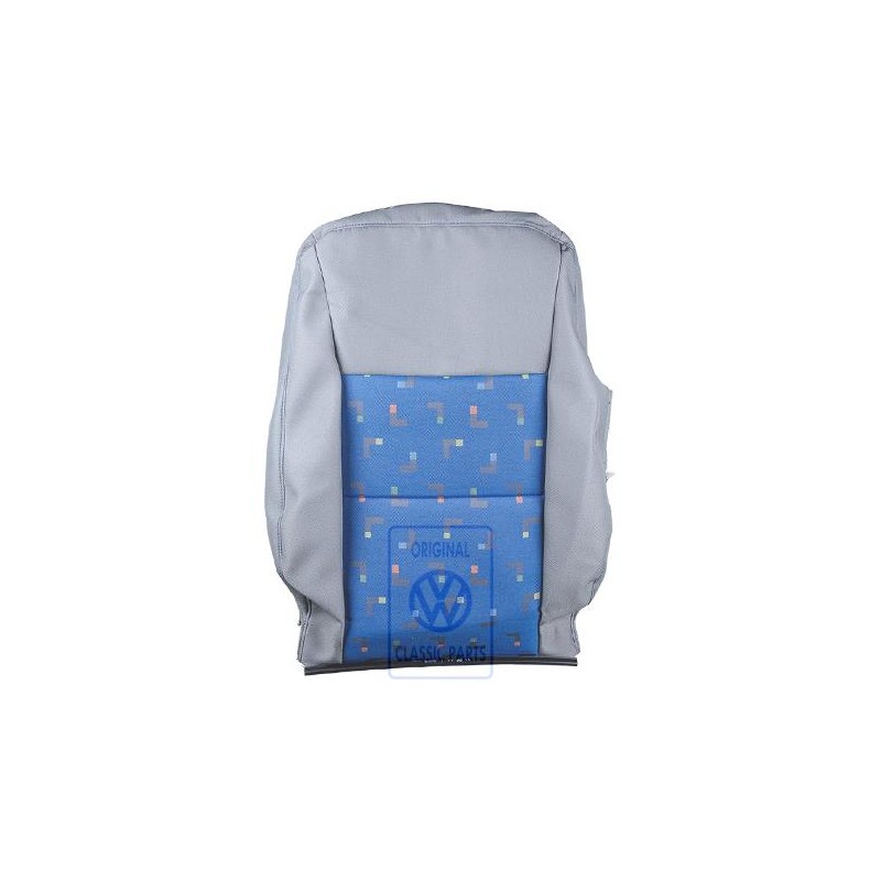VW Original Lehnenbezug Stoff Mit Lehnentasche Blau/Artgrey - 7H5881805 PZA