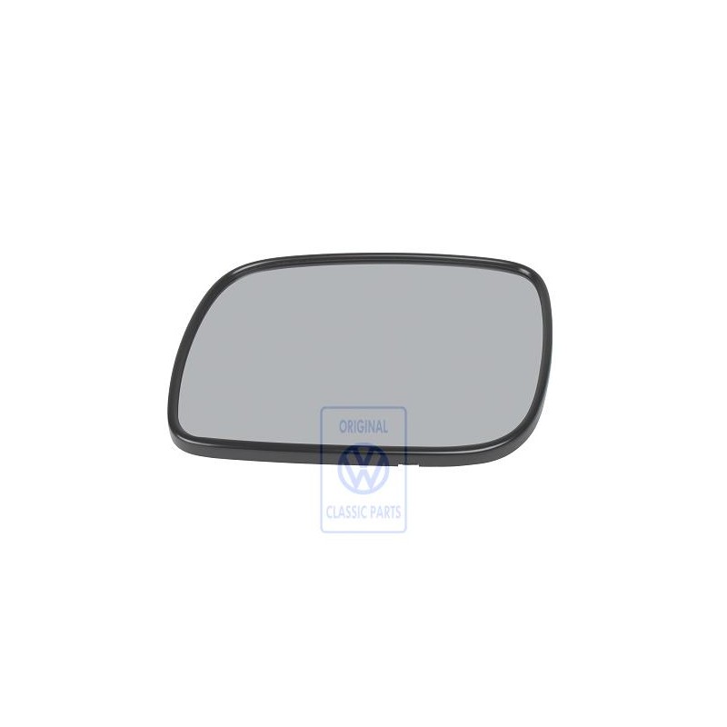 VW Original Spiegelglas Konvex Mit Trägerplatte Automatisch - 7L6857521E