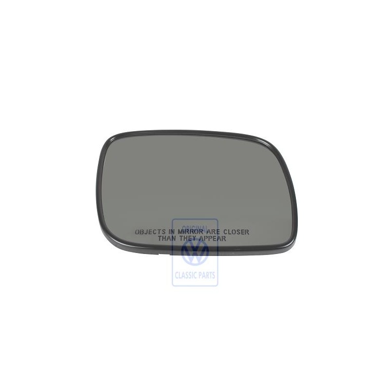 VW Original Spiegelglas Konvex Mit Trägerplatte Automatisch - 7L6857522D