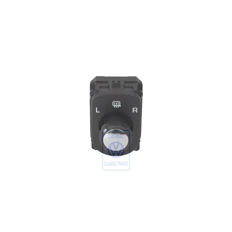 VW Original Schalter Für Aussenspiegelverstellung Schwarz - 7L6959565H 3X1