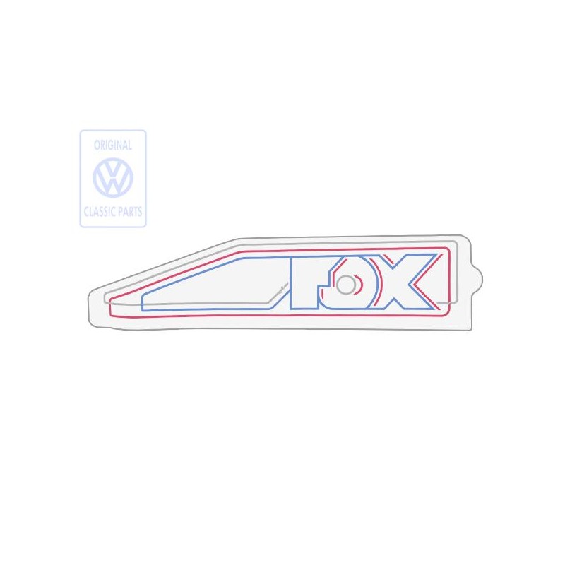 VW Original Zierstreifen Für Seitenteil - 867853433F BBP