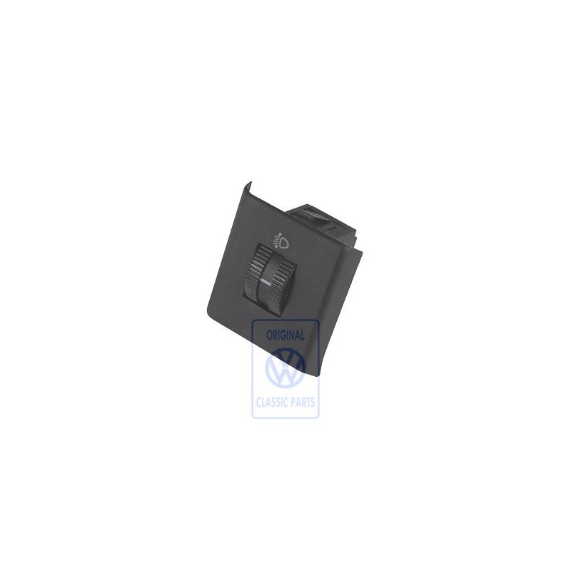 VW Original Schalter Für Leuchtweiten- Regelung Satinschwarz - 867941333 01C