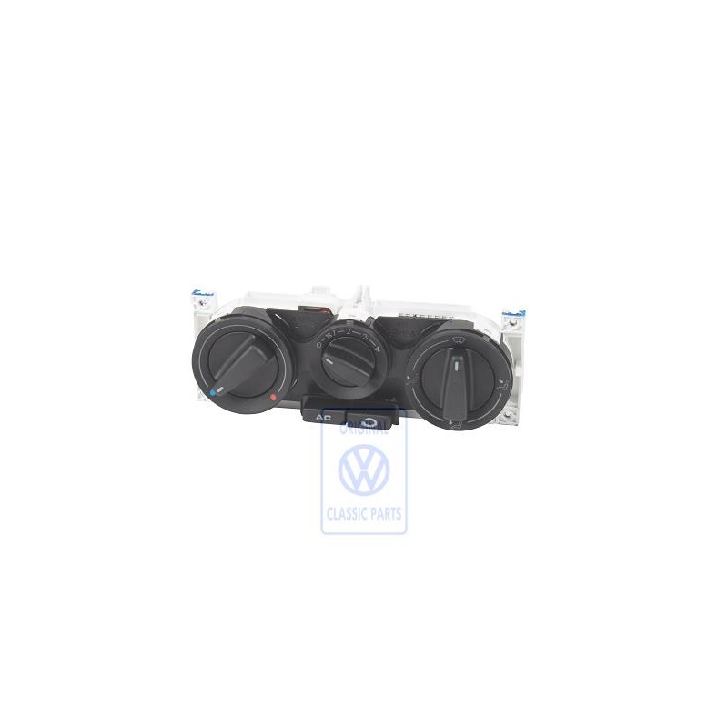 VW Original Frischluft- Und Heizungs- Regulierung Satinschwarz - 1J0820045E 01C