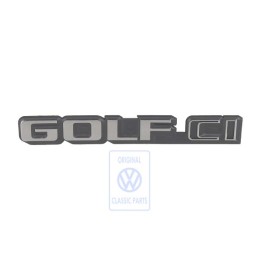 VW Original Schriftzug Satinschwarz/Chrom Spezial - 192853687 GX2